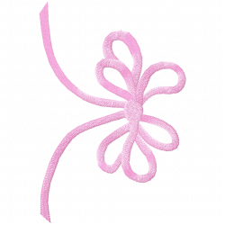 Ribbions And Bows Embroidery Design 12